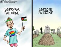 A.F. Branco Cartoon – LGBTQ For Palestine