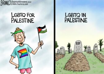 A.F. Branco Cartoon – LGBTQ For Palestine