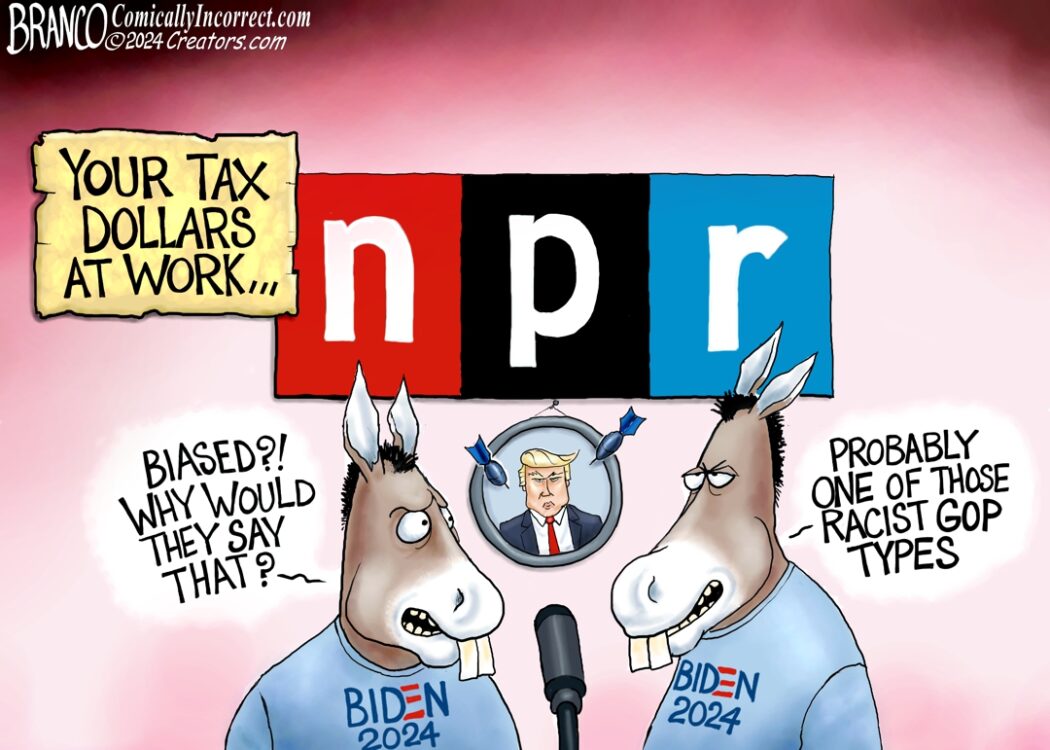 NPR is Biased Against Conservatives – Cartoon