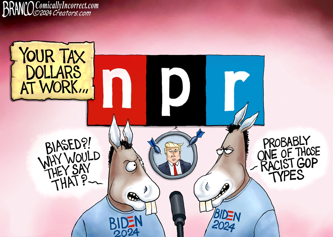 A.F. Branco Cartoon - National Propaganda Radio - Comically Incorrect