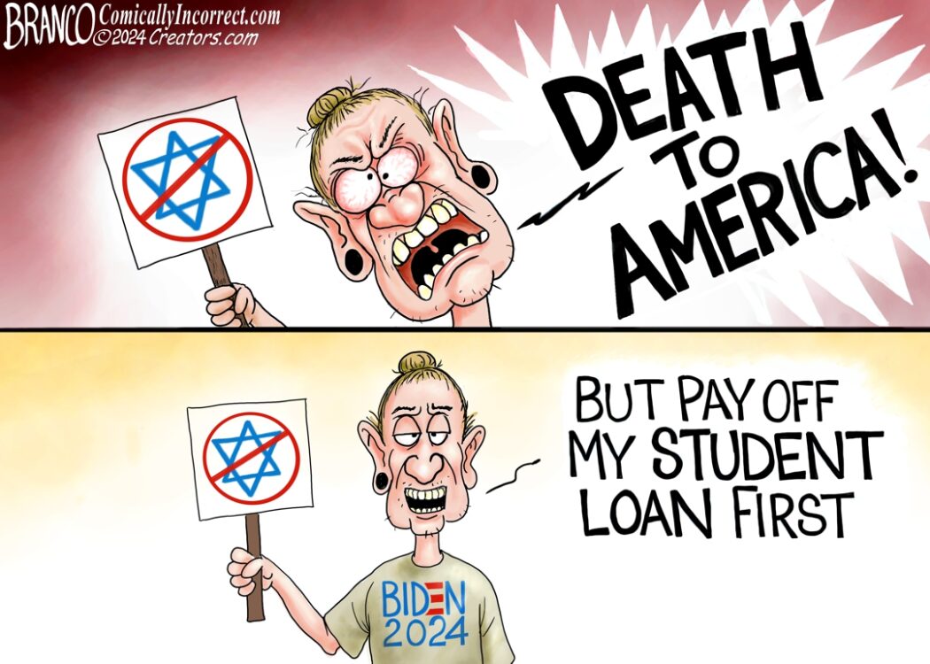 Death To America Students – Cartoon