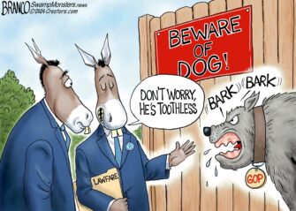 A.F. Branco Cartoon – Guard On Duty