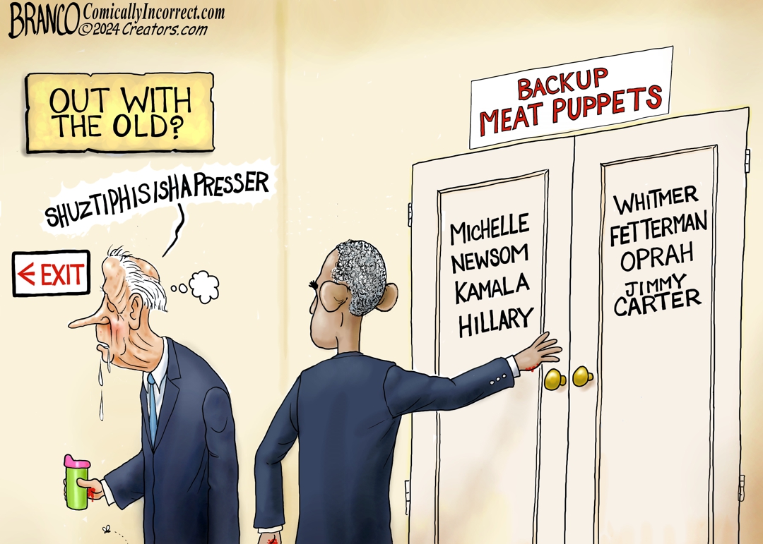 A.F. Branco Cartoon - Next In Line - Comically Incorrect