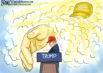 A.F. Branco Cartoon – Divine Intervention