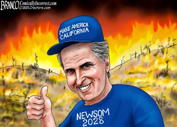 A.F. Branco Cartoon – Burning To Run