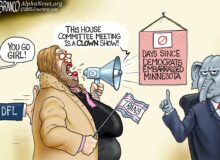 A.F. Branco Cartoon – Enter Stage Left