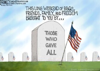 Branco Cartoon – Memorial Day Weekend