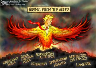 Branco Cartoon – Rising From the Ashes