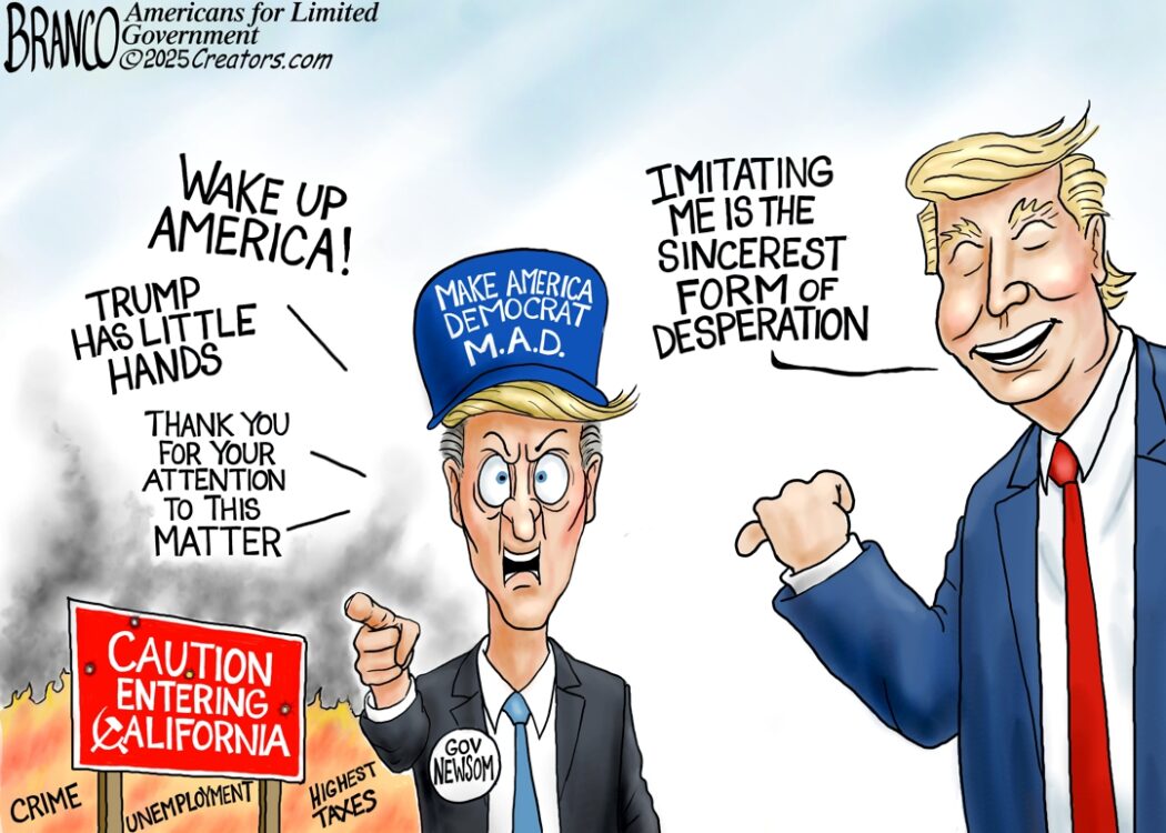 Gavin Newsom Tries To Copys Trump