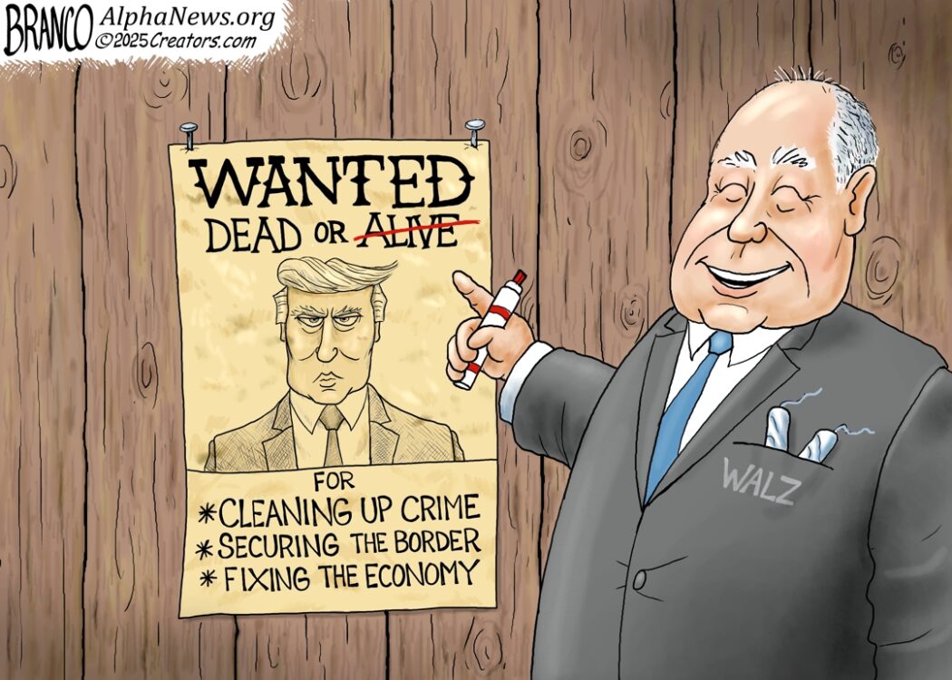Governor Walz wishes Trump Dead