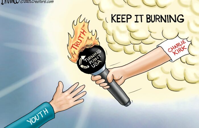 Branco Cartoon – Passing Of The Torch
