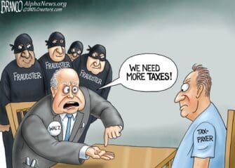 Branco Cartoon – Fraudsters