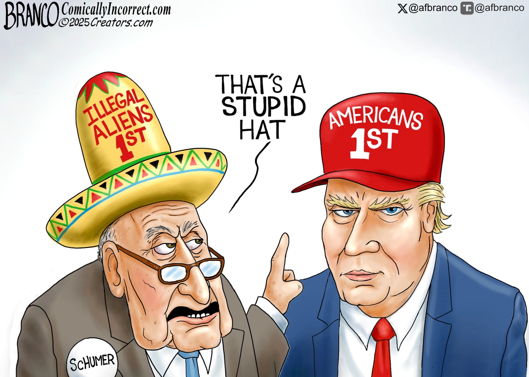 Branco Cartoon - Hats That Fit - Comically Incorrect