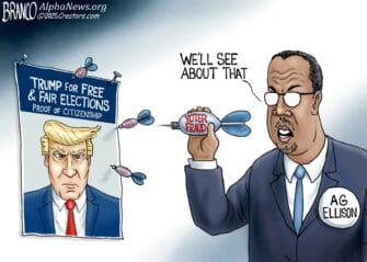 Branco Cartoon – Target Acquired