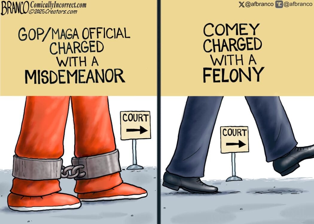 Comey Charged for a Felony