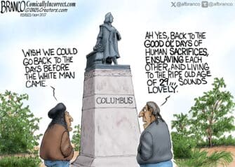 Branco Cartoon – Columbus Day 2025