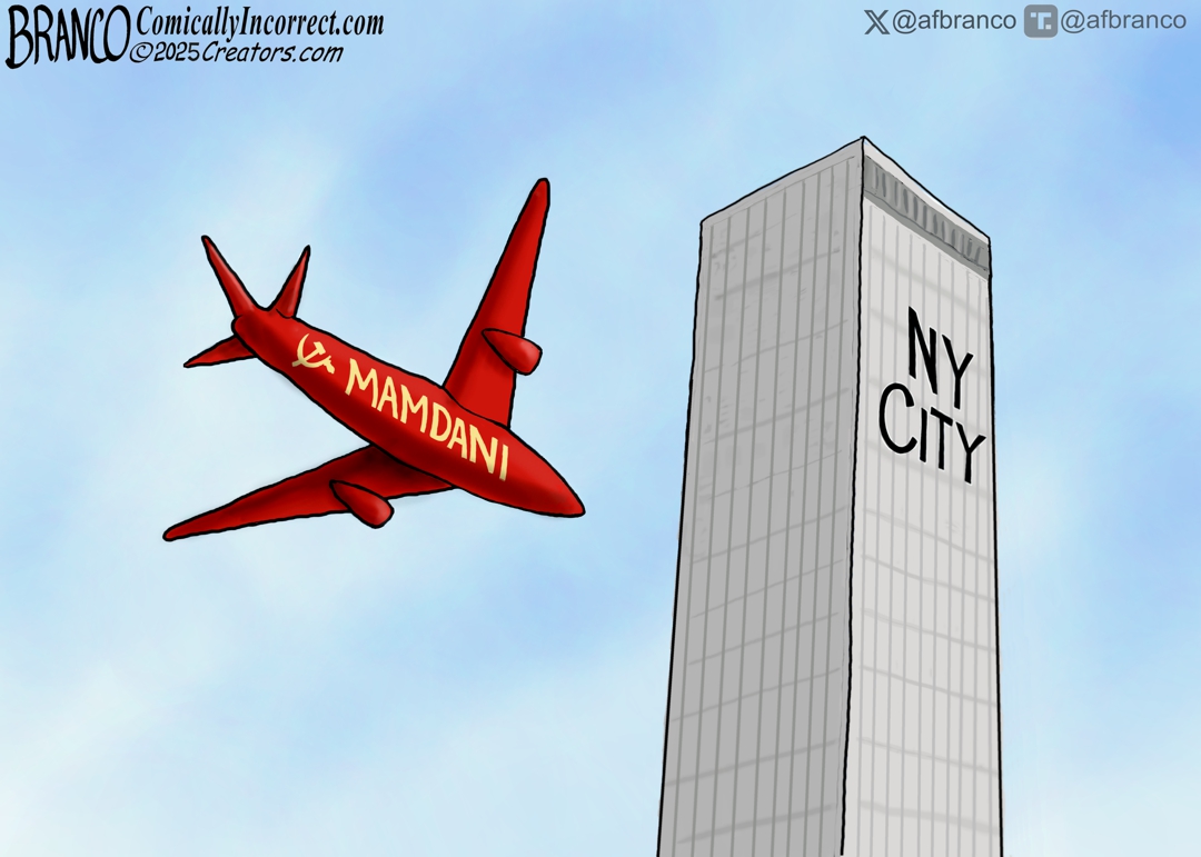 Branco Cartoon - Zohran The Destroyer - Comically Incorrect