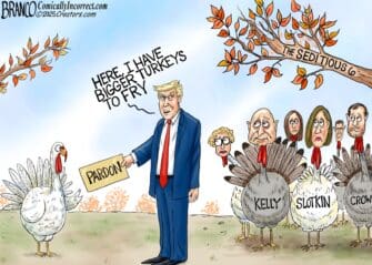 Branco Cartoon – Seditious Turkeys