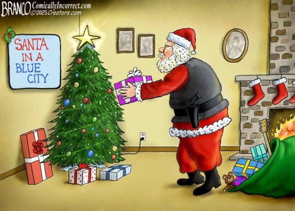 Branco Cartoon – Blue Christmas